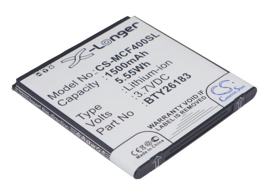 3.7V 1500mAh/5.55Wh Li-ion Mobile/SmartPhone Battery for Mobistel