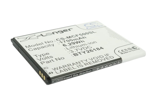 3.7V 1700mAh/6.29Wh Li-ion Mobile/SmartPhone Battery for Mobistel