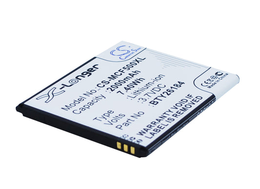 3.7V 2000mAh/7.40Wh Li-ion Mobile/SmartPhone Battery for Mobistel