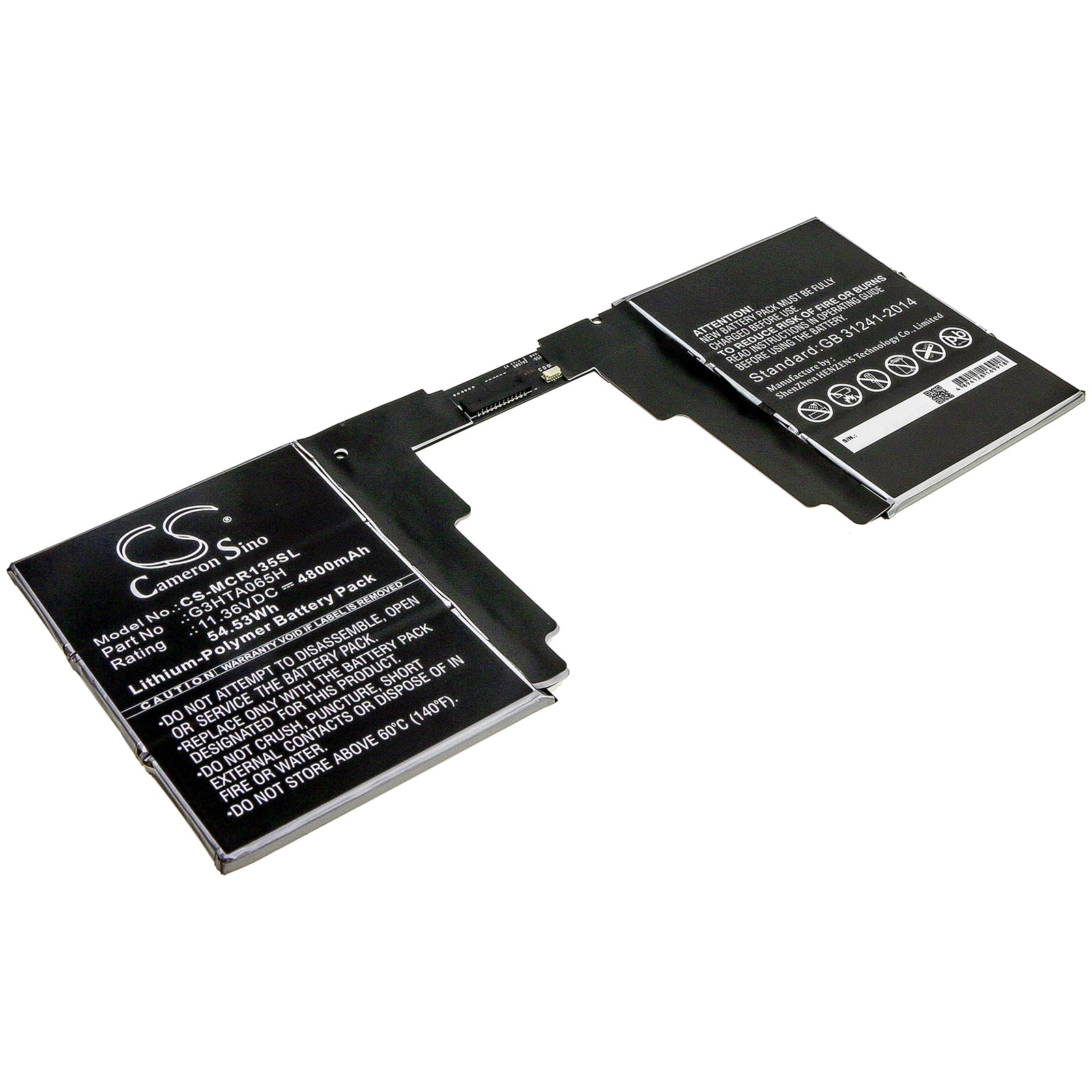 CS-MCR135SL Replacement Battery – Compatible with Surface Book 3 13.5 Keyboard