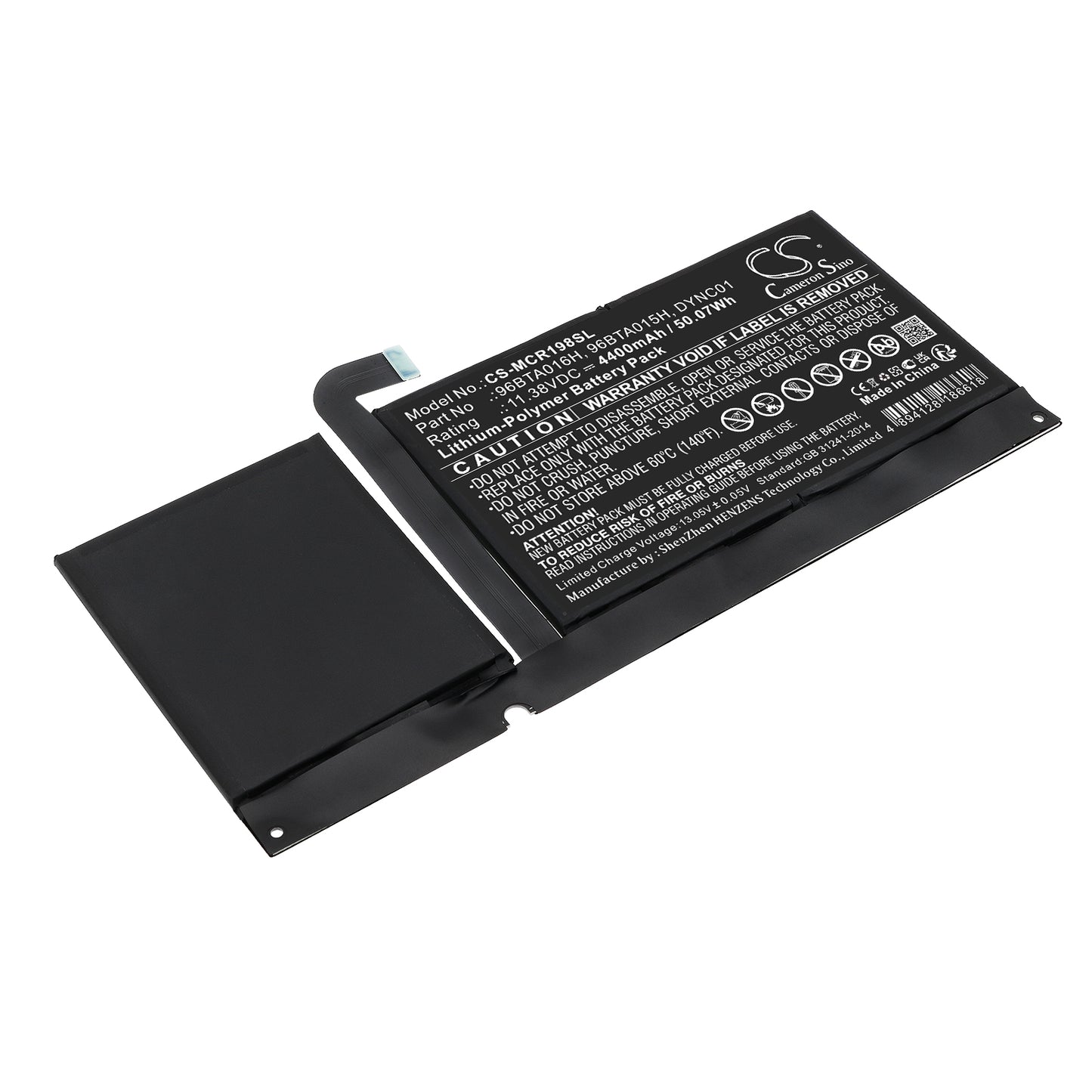 CS-MCR198SL Replacement Battery – Compatible with 1982, 1983, Surface Pro 8