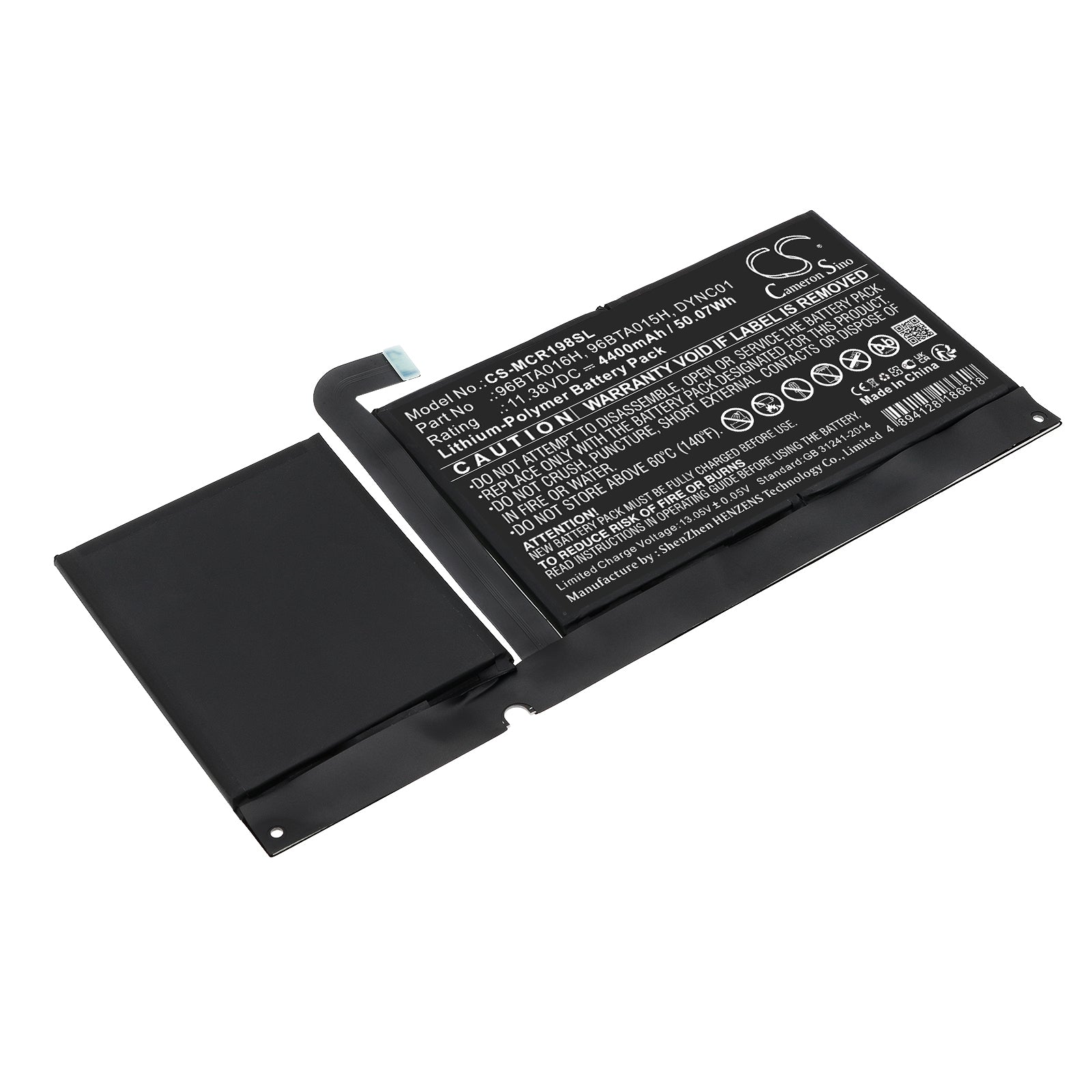 CS-MCR198SL Replacement Battery – Compatible with 1982, 1983, Surface Pro 8