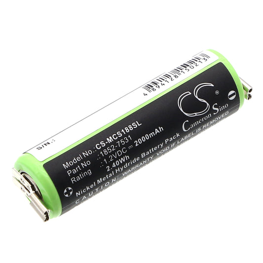CS-MCS188SL Replacement Battery – Compatible with ChroMini 1591, ChroMini 1591B, ChroMini 1591Q, Easy Style 1881, T-cut Trimmer
