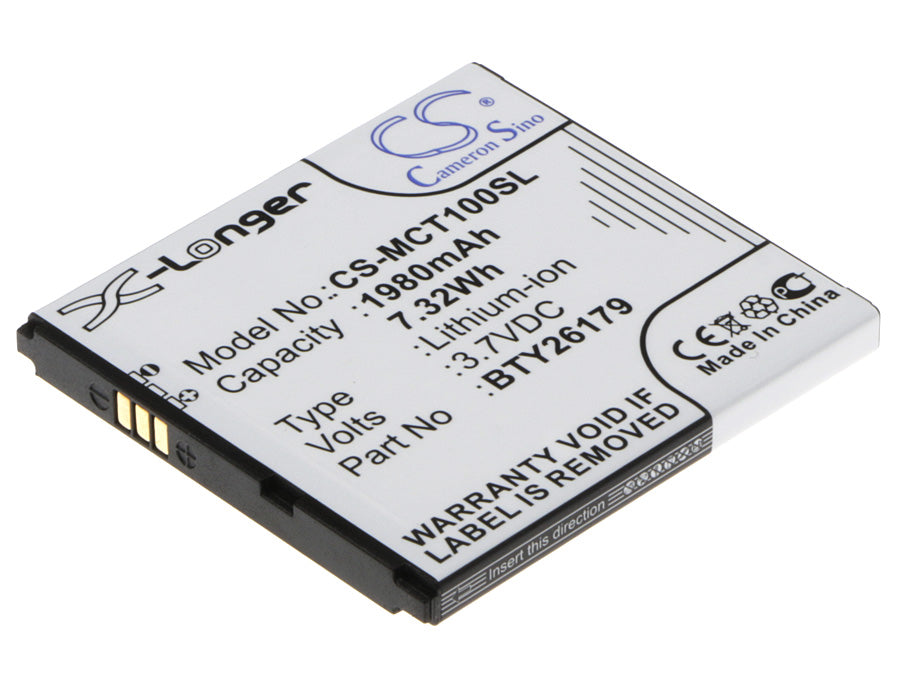 3.7V 1980mAh/7.33Wh Li-ion Mobile/SmartPhone Battery for Mobistel