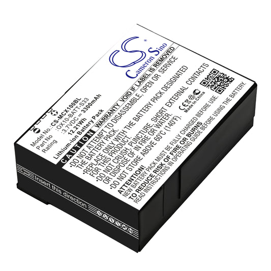 3.7V 3300mAh/12.21Wh Li-ion Barcode/Scanner Battery for M3 Mobile