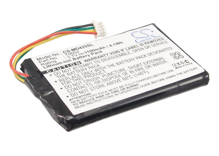 3.7V 1100mAh Li-ion GPS/Navigator Battery for Medion