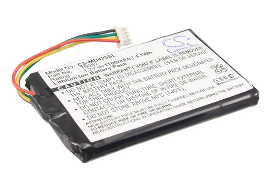 3.7V 1100mAh Li-ion GPS/Navigator Battery for Medion