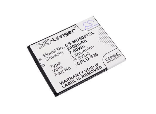 3.8V 2000mAh/7.60Wh Li-Polymer Mobile/SmartPhone Battery for MEDION