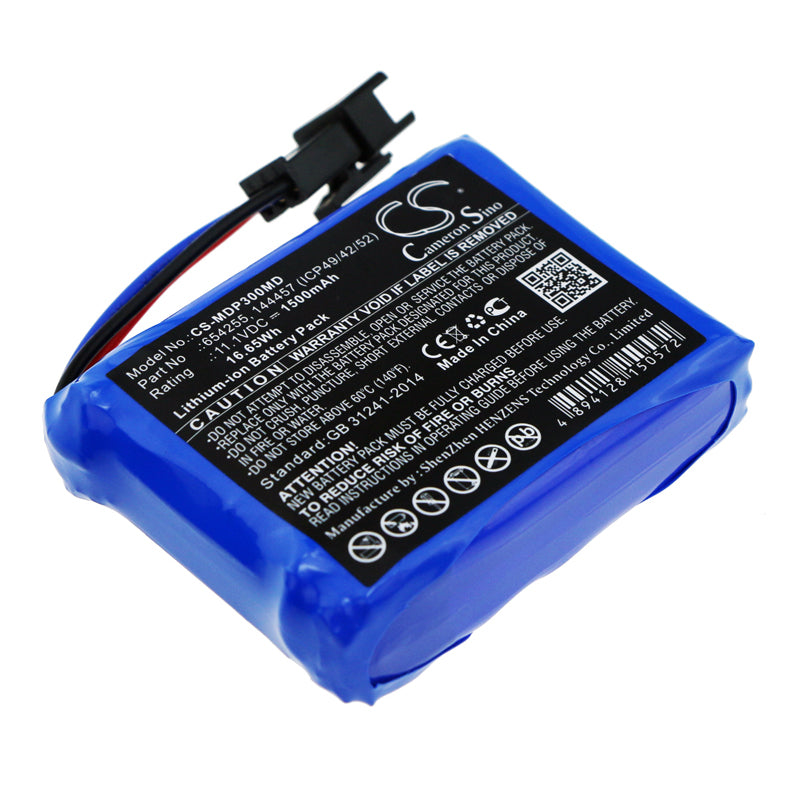 CS-MDP300MD Replacement Battery – Compatible with MP-30, MP-30A, MP-60, MP-60A, MP-60T, MP-80A, SOS-SM10B, SYS-3011, SYS52, SYS-52, SYS-6010, SYS-70