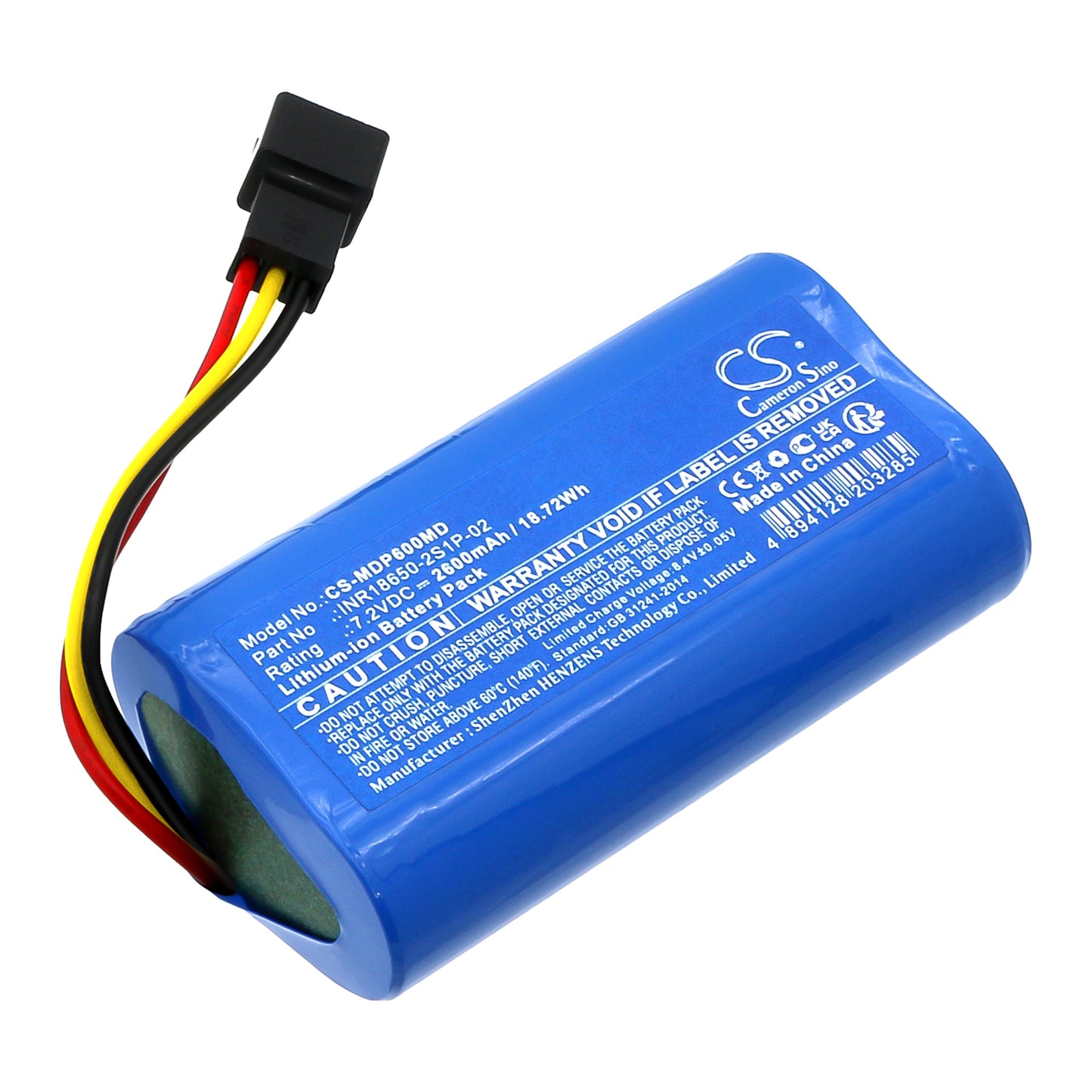 CS-MDP600MD Replacement Battery – Compatible with MP-60A, SYS-6010A