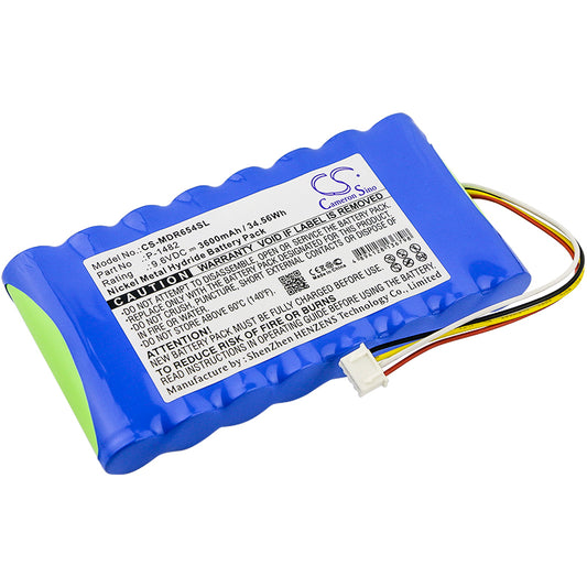 9.6V 3600mAh/34.56Wh Ni-MH Equipment/Survey Battery for Chuvin Arnoux