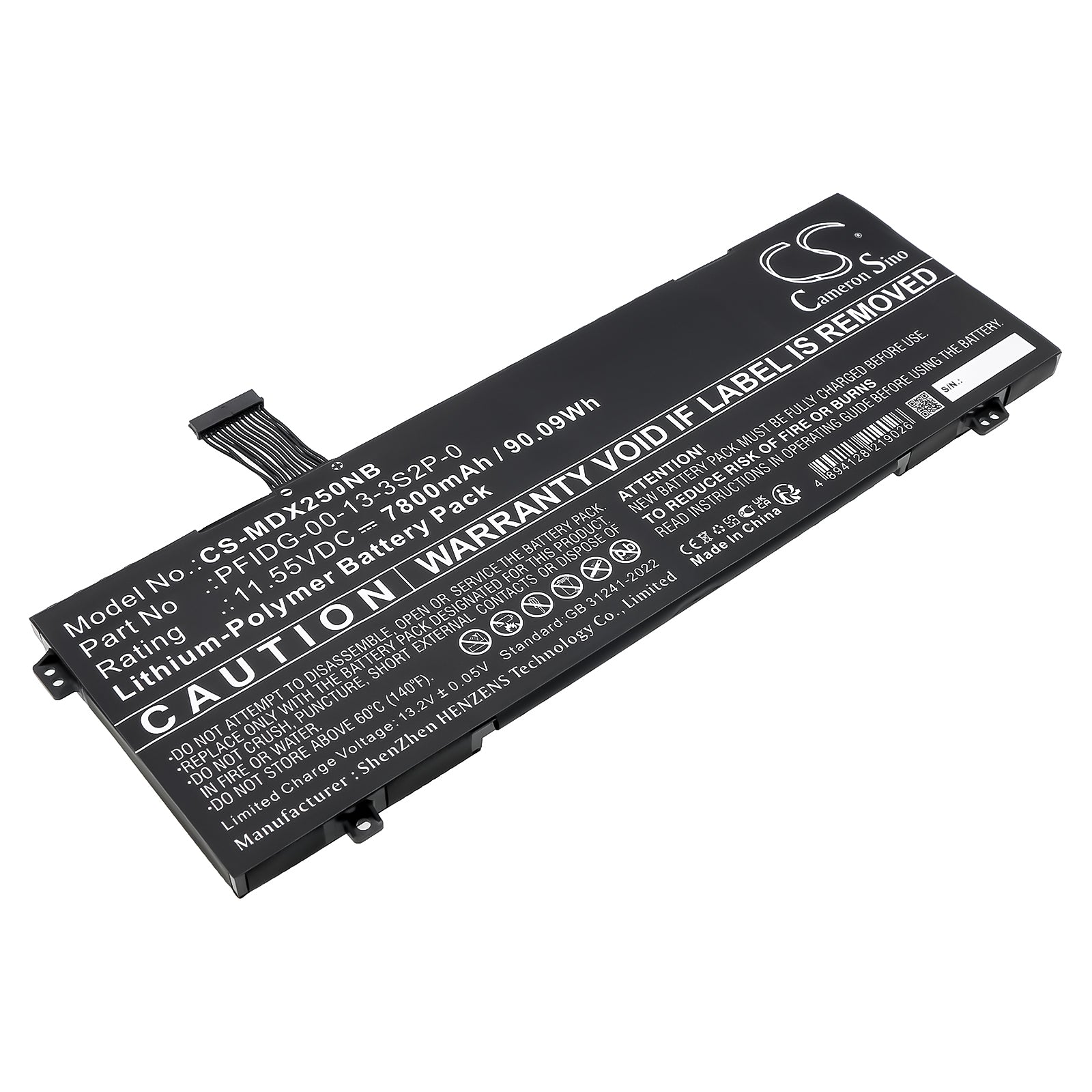CS-MDX250NB Replacement Battery – Compatible with Erazer Beast X10, Erazer Beast X20, Erazer Beast X25