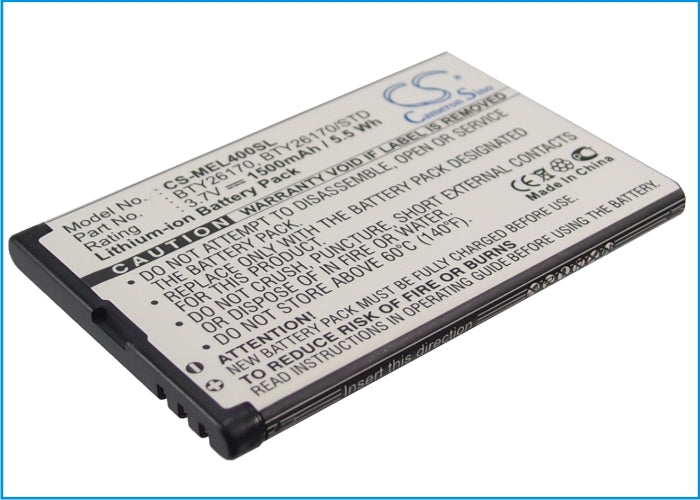 3.7V 1500mAh/5.55Wh Li-ion Mobile/SmartPhone Battery for Mobistel