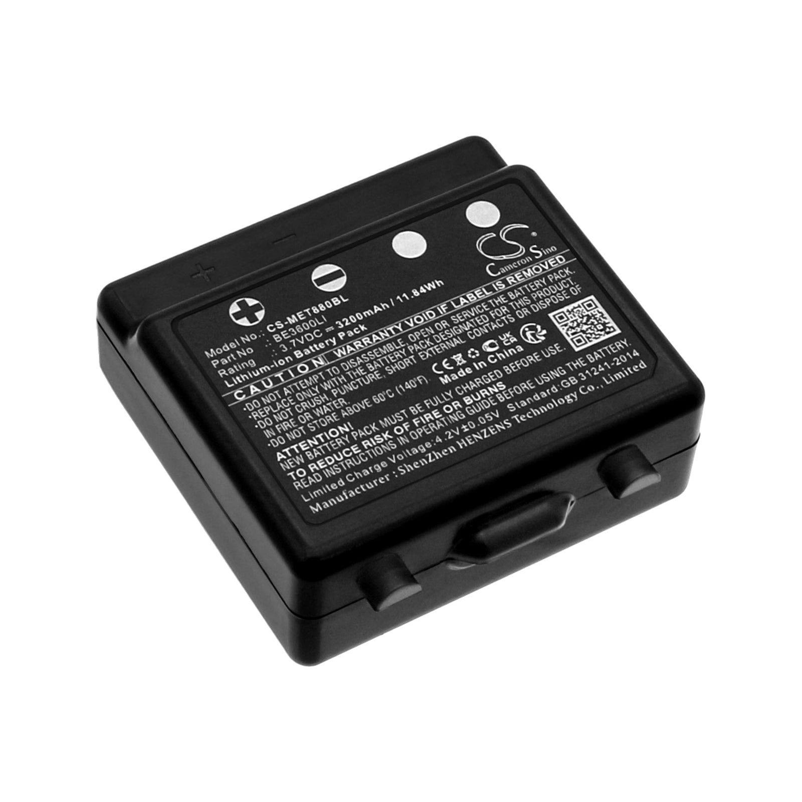 CS-MET880BL Replacement Battery – Compatible with ARES2, KRON, M880 KRON, THOR2, THOR2 DG Transmitters, ZED, ZED DG Transmitters, ZEUS2, ZEUS2 DG Transmitters