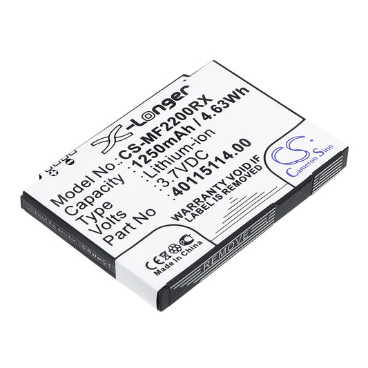 3.7V 1250mAh/4.63Wh Li-ion Hotspot Battery for Novatel Wireless