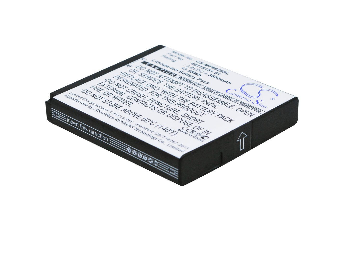3.8V 3600mAh/13.68Wh Li-ion Hotspot Battery for Novatel Wireless
