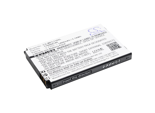 3.7V 1400mAh/5.18Wh Li-ion Mobile/SmartPhone Battery for Mobiwire