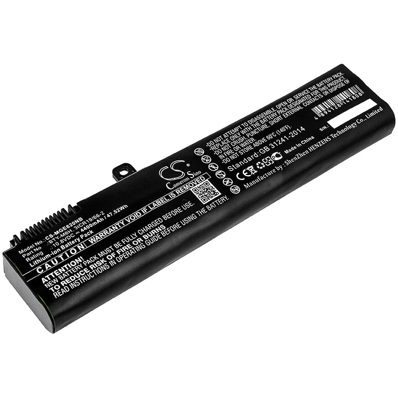 10.8V 4400mAh/47.52Wh Li-ion Notebook/Laptop Battery for MSI