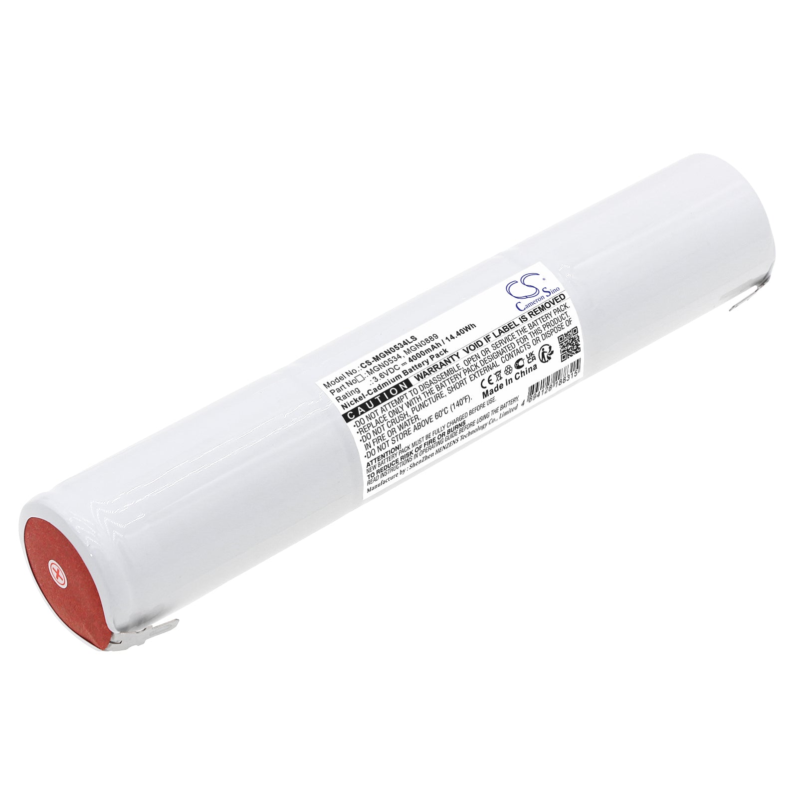 CS-MGN0534LS Replacement Battery – Compatible with 130041, 131176, 136618, 137972, 615858, 800602, 802323, 953908, OVA58985, TD110333