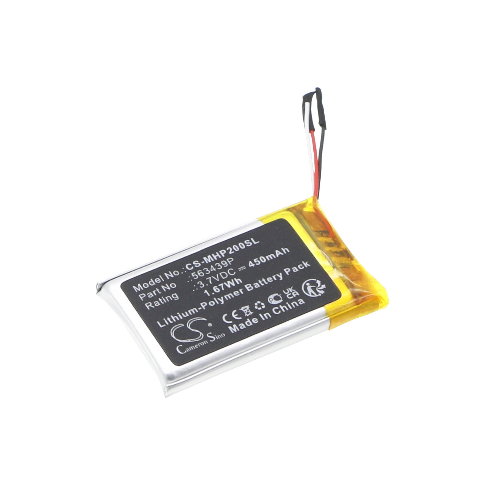 CS-MHP200SL Replacement Battery – Compatible with Surface Headphones 2