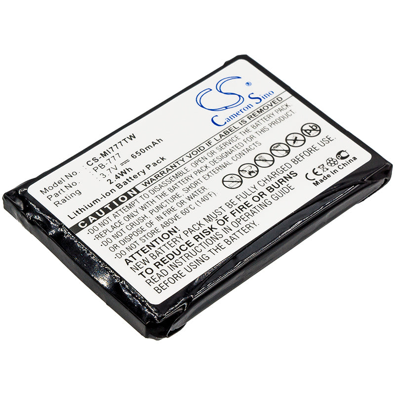 3.7V 650mAh Li-ion Two-Way Radio Battery for Midland