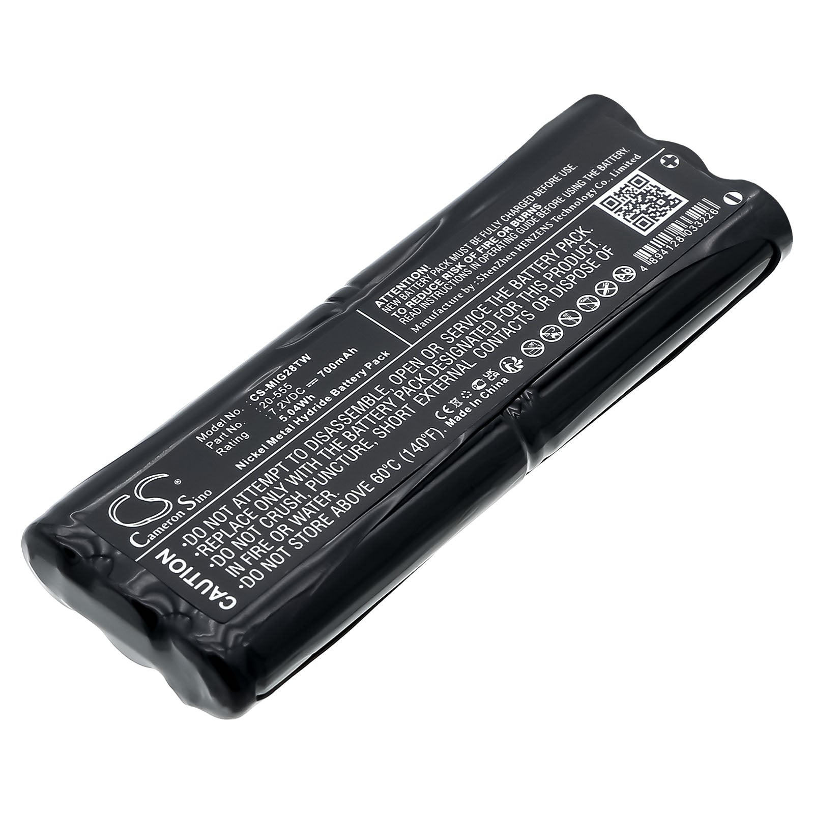 7.2V 700mAh Ni-MH Two-Way Radio Battery for Midland