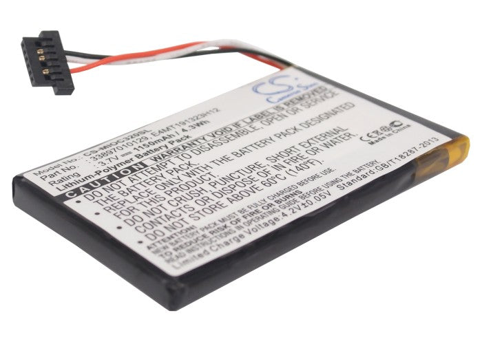 3.7V 1150mAh Li-Polymer GPS/Navigator Battery for Mitac