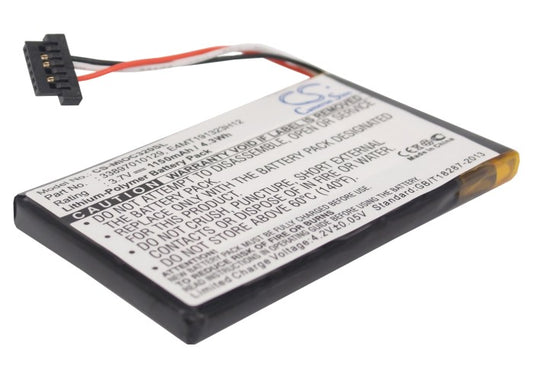 3.7V 1150mAh Li-Polymer GPS/Navigator Battery for Mitac
