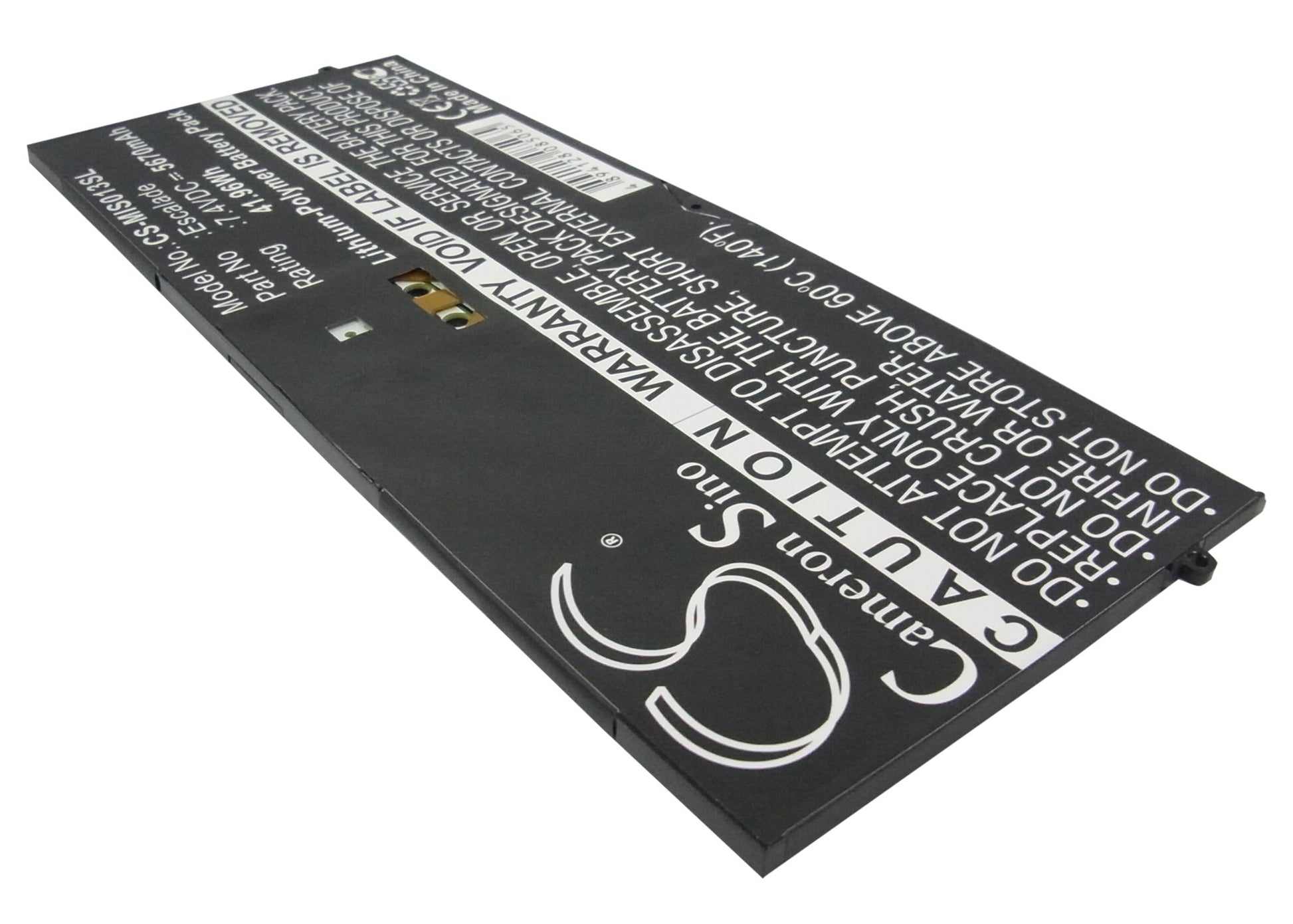CS-MIS013SL Replacement Battery – Compatible with 9SR-00013, Surface Pro, Surface Pro 1 1514, Surface Pro 2, Surface Pro 2 1601, Surface Pro 64GB