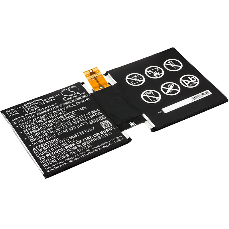 3.78V 7200mAh/27.22Wh Li-Polymer Tablet Battery for Microsoft