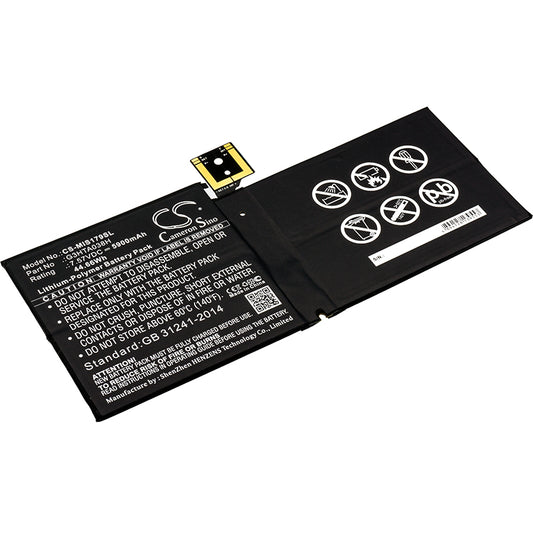 7.57V 5900mAh/44.66Wh Li-Polymer Tablet Battery for Microsoft