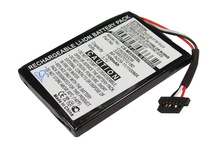 3.7V 1100mAh Li-ion GPS/Navigator Battery for Mitac