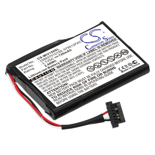 3.7V 720mAh Li-ion GPS/Navigator Battery for Mitac