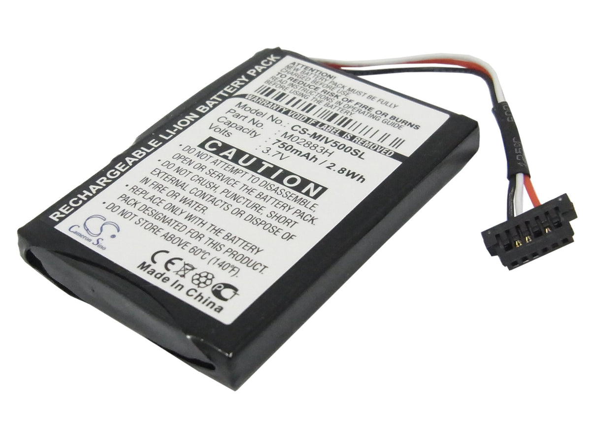 3.7V 750mAh/2.78Wh Li-ion GPS/Navigator Battery for Mitac
