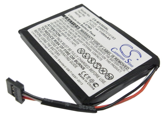 3.7V 1100mAh/4.07Wh Li-ion GPS/Navigator Battery for Navman