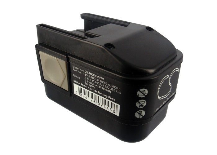 9.6V 2100mAh/20.16Wh Ni-MH Power Tools Battery for Atlas Copco
