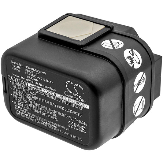 7.2V 2100mAh/15.12Wh Ni-MH Power Tools Battery for Milwaukee