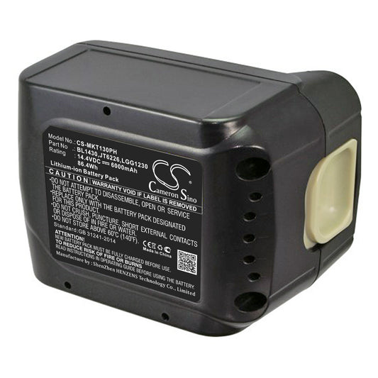 14.4V 6000mAh/86.40Wh Li-ion Power Tools Battery for Makita