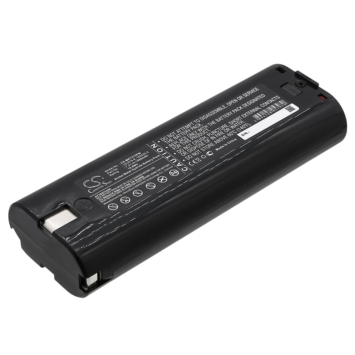 7.2V 1500mAh/10.8Wh Ni-MH Power Tools Battery for Makita
