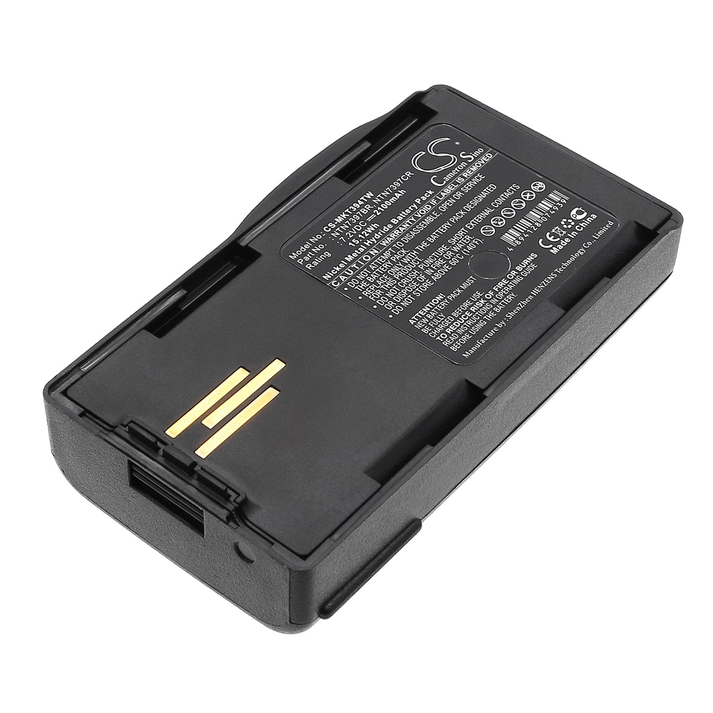 7.2V 2100mAh/15.12Wh Ni-MH Two-Way Radio Battery for Motorola