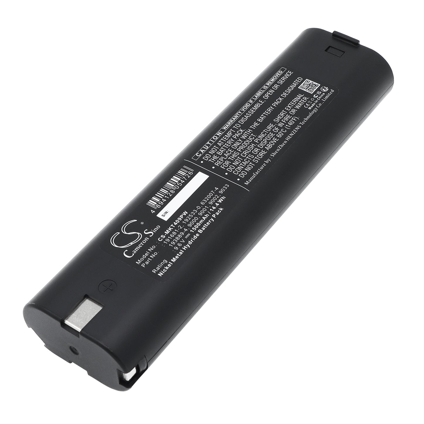 9.6V 1500mAh/14.40Wh Ni-MH Power Tools Battery for Makita