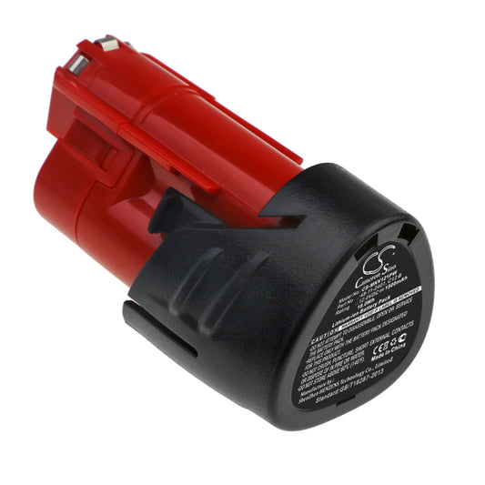 12V 1500mAh/18.0Wh Li-ion Power Tools Battery for Milwaukee