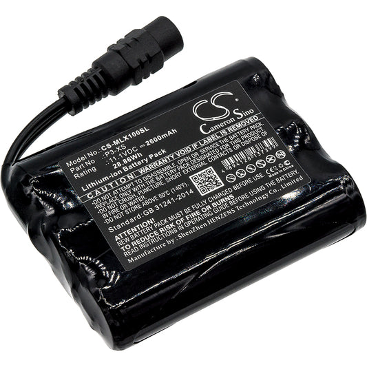 11.1V 2600mAh/28.86Wh Li-ion Equipment/Survey Battery for Minelab