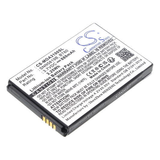 3.7V 880mAh/3.26Wh Li-ion Two-Way Radio Battery for Motorola