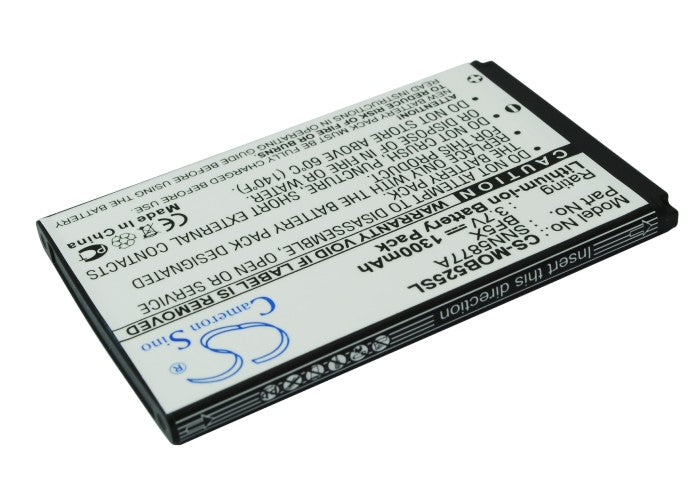3.7V 1300mAh/4.81Wh Li-ion Mobile/SmartPhone Battery for Motorola