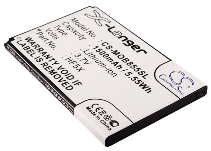 3.7V 1500mAh/5.55Wh Li-ion Mobile/SmartPhone Battery for Motorola