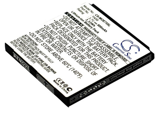 3.7V 900mAh Li-ion Mobile/SmartPhone Battery for Motorola