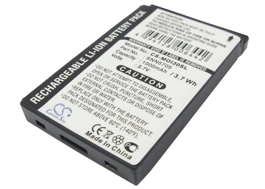 3.7V 1000mAh/3.70Wh Li-ion Mobile/SmartPhone Battery for Motorola