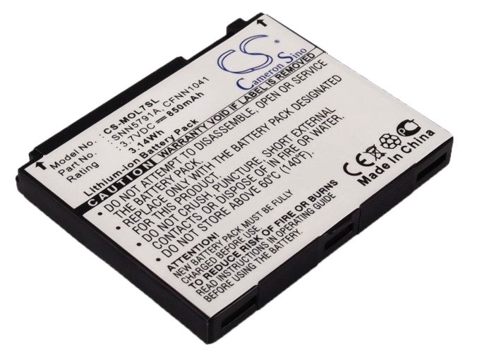 3.7V 850mAh Li-ion Mobile/SmartPhone Battery for Motorola