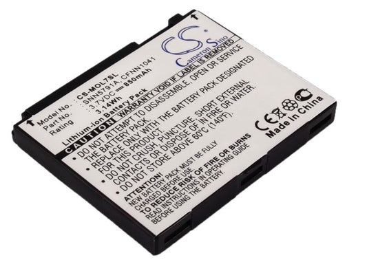 3.7V 850mAh Li-ion Mobile/SmartPhone Battery for Motorola